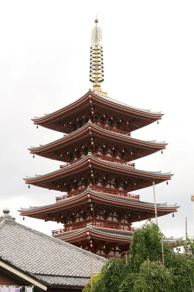 Templo Sensoji em Tóquio Japão — Fotografia de Stock