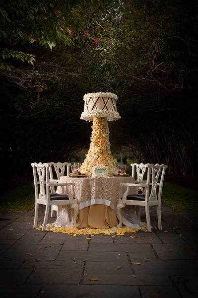 結婚式のためのテーブルの設定 — ストック写真