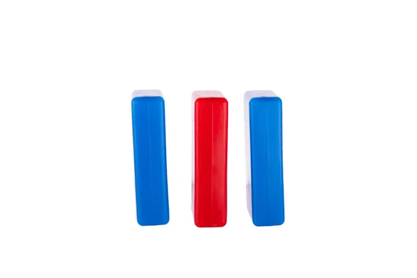Juguete colorido contrucción bloques de plástico — Foto de Stock