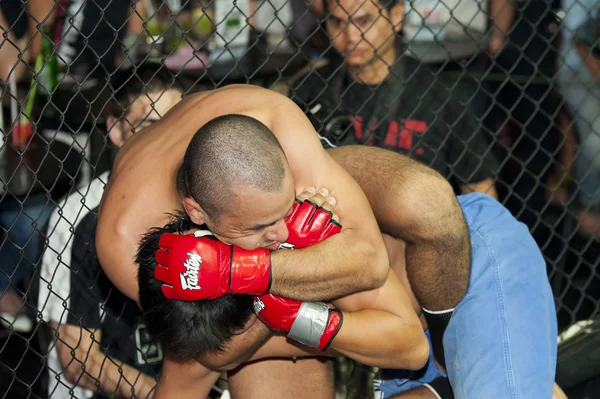 Cage fighting event — Stock Photo, Image
