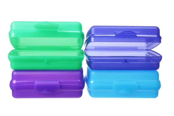Envases de plástico Imagen de archivo