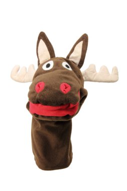 rendieren hand puppet