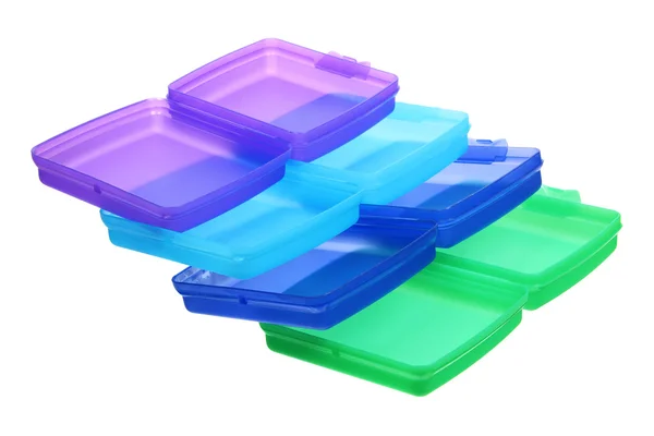 Stack of Plastic Containers — Stock Photo, Image