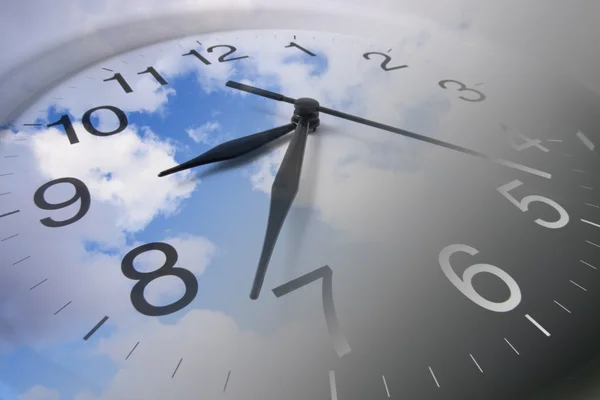 Clock and Clouds — Stock Photo, Image
