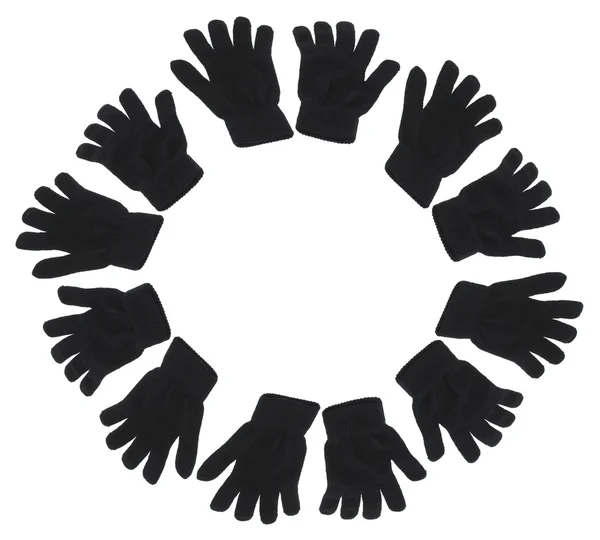 黒い手袋 — ストック写真