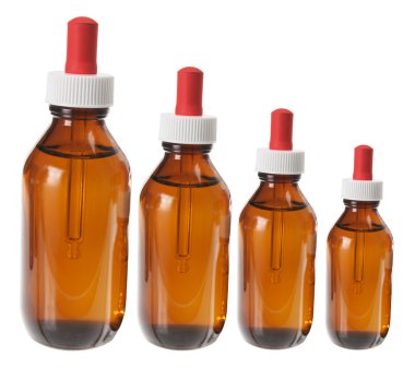 Bottles of Massage Oil clipart
