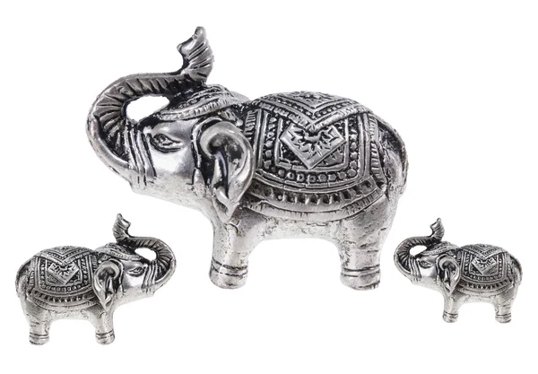 Ινδικό ελέφαντα ειδώλια — Φωτογραφία Αρχείου