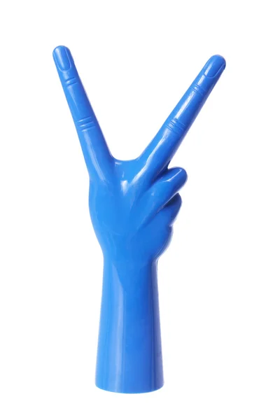 Mão de brinquedo plástico — Fotografia de Stock