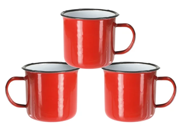 Tin cups — Stockfoto
