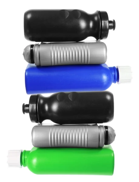 Stack of Plastic Flasks — Stock Photo, Image