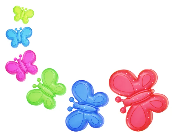 Toy Butterflies — Stock Photo, Image