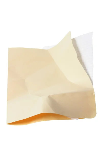 Τσαλακωμένο φάκελο Μανίλα — Φωτογραφία Αρχείου