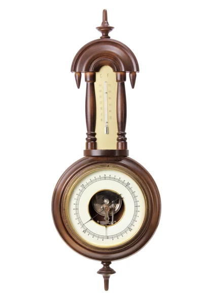 Античний термометр і гігрометр — стокове фото
