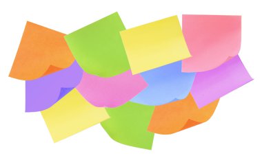 Adhesive Note Papers clipart