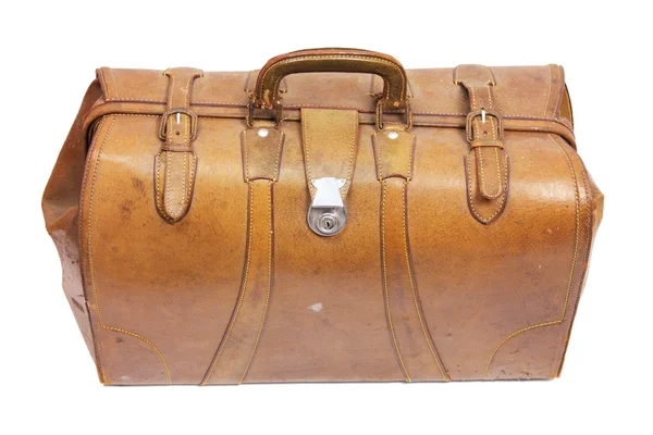 Staromódní příruční zavazadlo — Stock fotografie