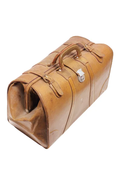 Старомодный ручной багаж — стоковое фото