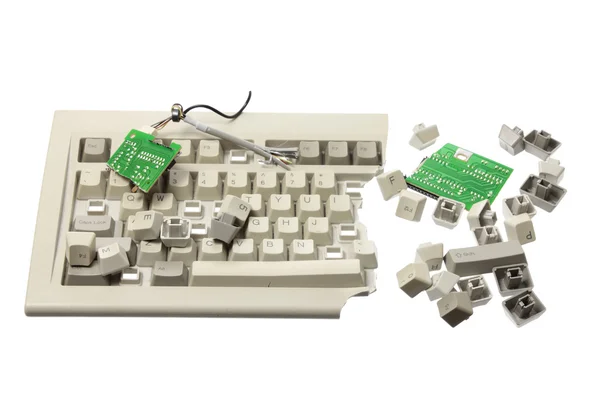 Nefunkční počítačové klávesnice — Stock fotografie
