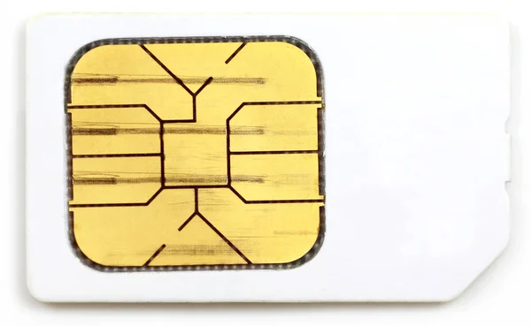 stock image Sim card of a mobile phone