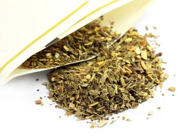 Зеленый чай с лимонной травой — стоковое фото
