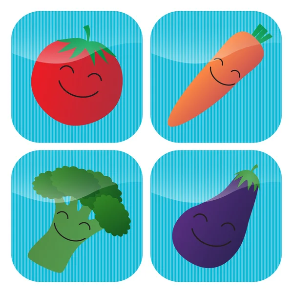 stock vector Vegetable Icons