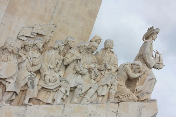 Görünümünü lissabon, Portekiz keşifler Anıtı — Stok fotoğraf