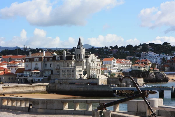 Θέα την παραλιακή πόλη cascais, Πορτογαλία — Φωτογραφία Αρχείου