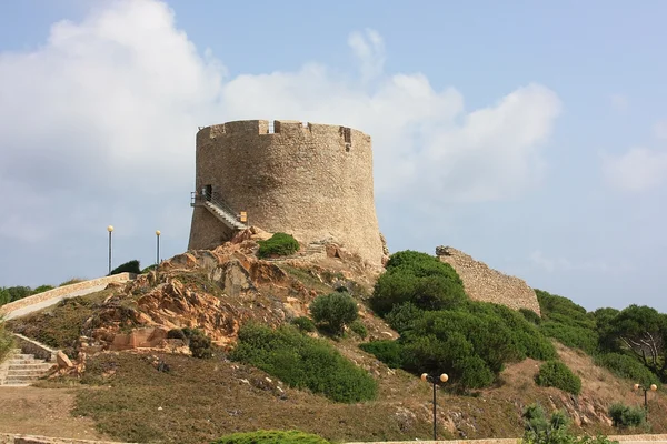 Прибережні вежа в Сан-Тереза-Галлура, Сардинія — стокове фото