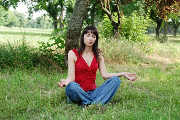 stock image Woman meditation