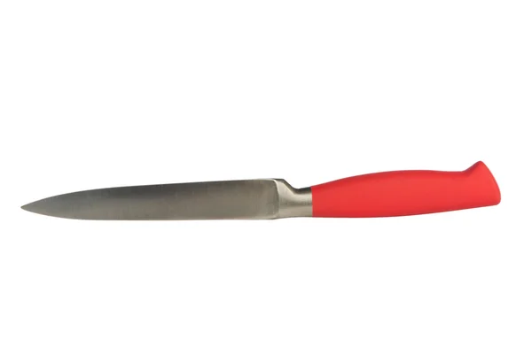 Bıçak üzerinde beyaz izole — Stok fotoğraf