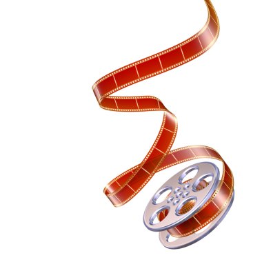 Reel of film clipart