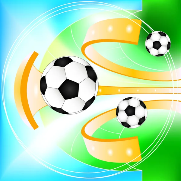Абстрактный футбольный мяч — стоковый вектор