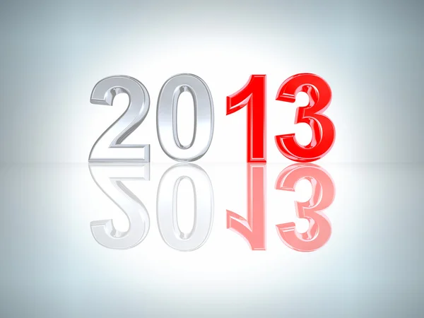 Nový rok 2013 pozadí. s ořezovou cestou — Stock fotografie