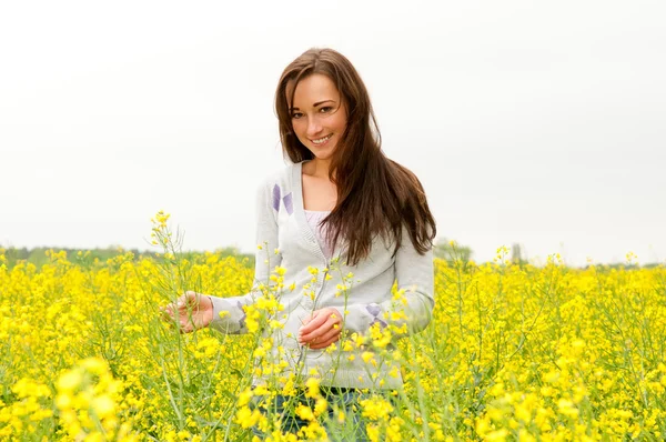 Happy young woman — Stock Photo, Image