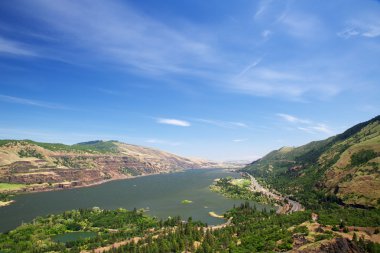 Columbia river sky clipart