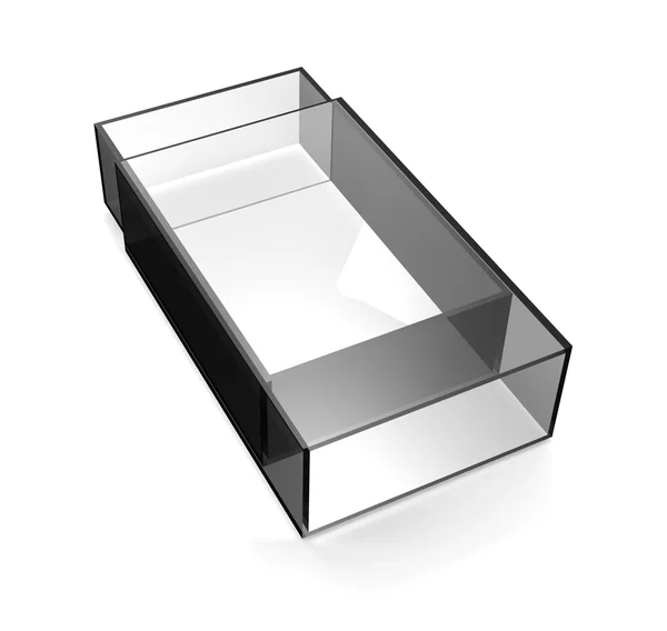 Transparent box — Stock Photo, Image