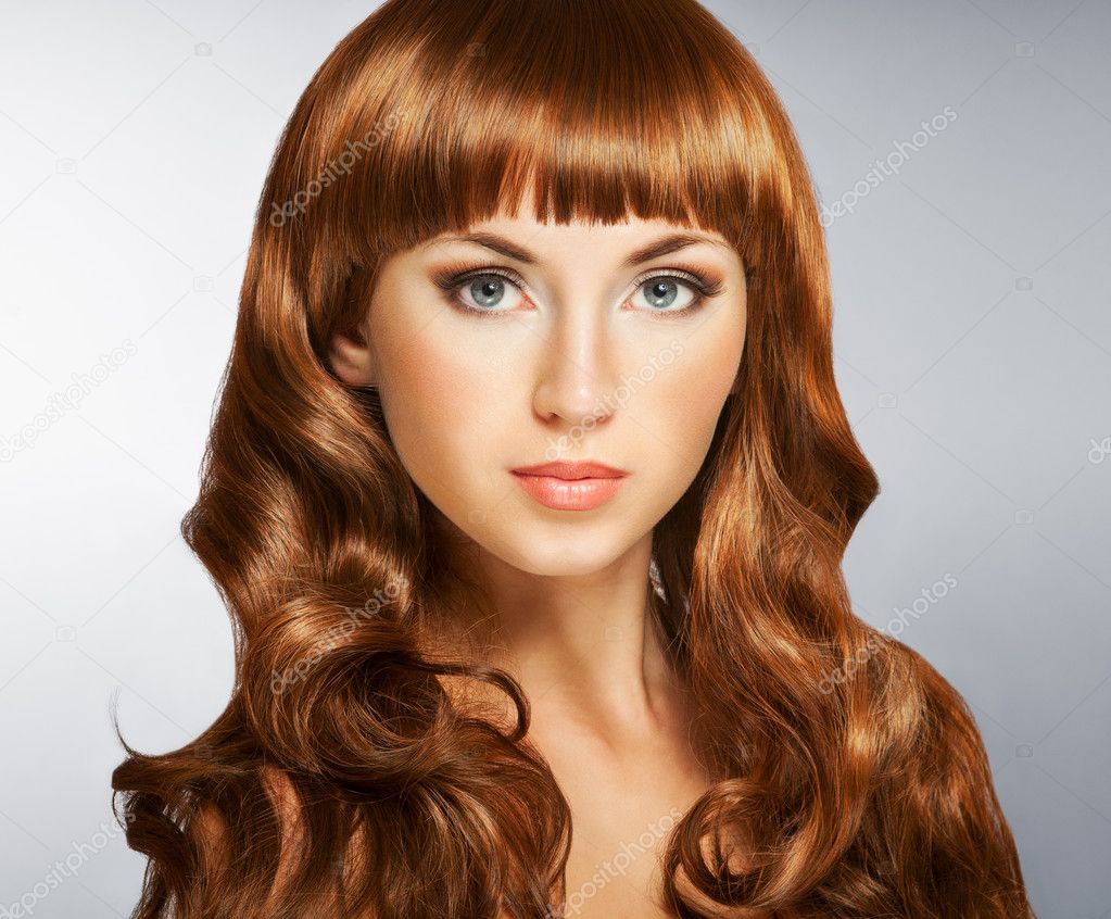Brunette hair — Stock Photo © deinfo #10761998