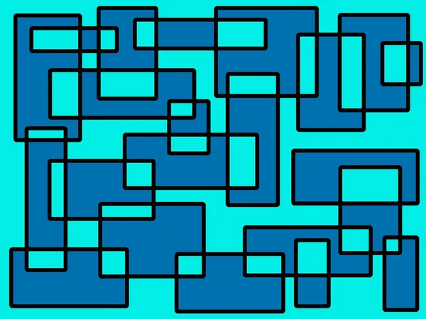 Синий квадрат — стоковое фото