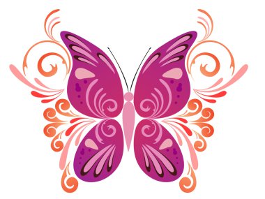 Beautiful butterfly clipart