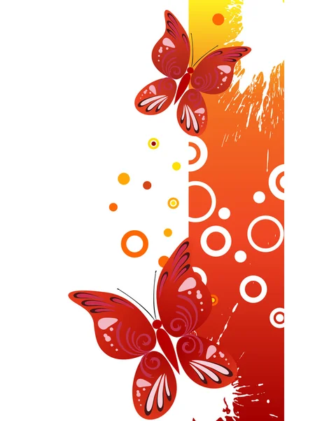 Farfalla colorata — Vettoriale Stock