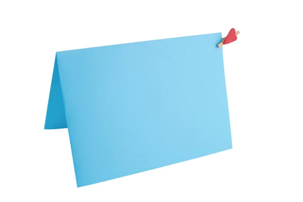 Blank sticky note on white — Stock Photo, Image