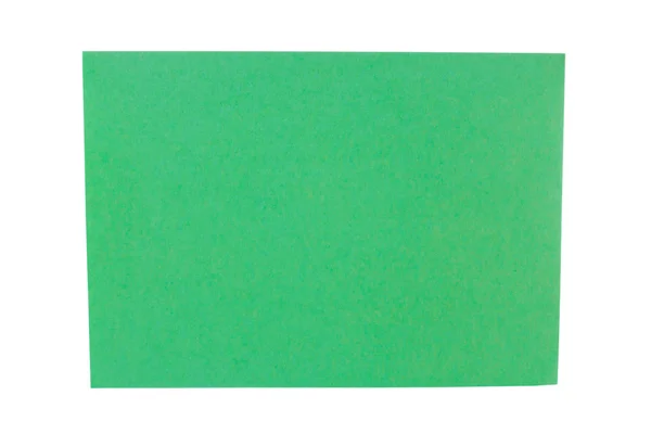 Puste karteczkę na biały — Zdjęcie stockowe