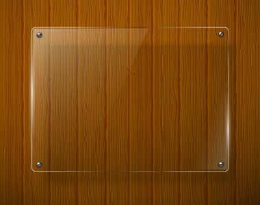 Wooden texture with glass framework. clipart