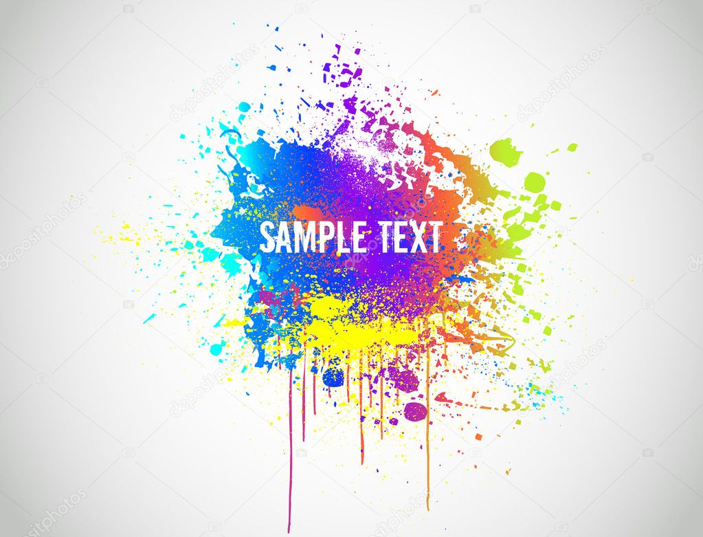 Abstract Paint Splash Background Vector Illustration Vector Image By C Emaria Vector Stock