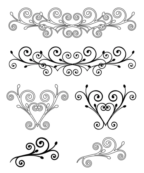 Set different ornamental elements. Vector Stock Vector Image by ©emaria ...