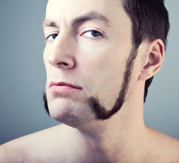 Man with sideburns — Stock Photo, Image