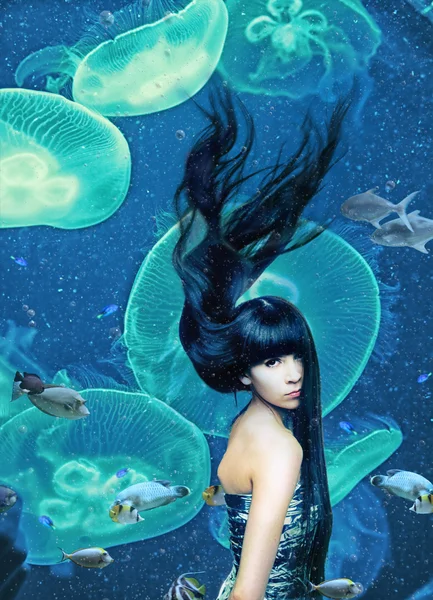 stock image Beautiful mermaid