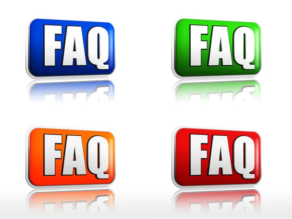 Frequently asked question — Stock Photo, Image