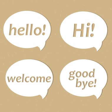 Eco Speech Babble clipart