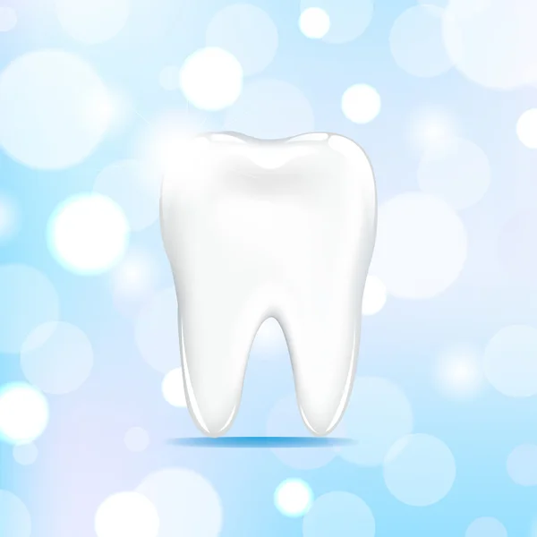 Zub s bokeh — Stockový vektor