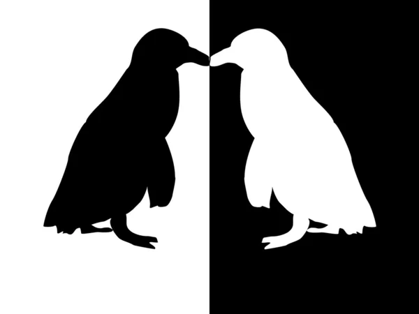 Pinguino — Vettoriale Stock